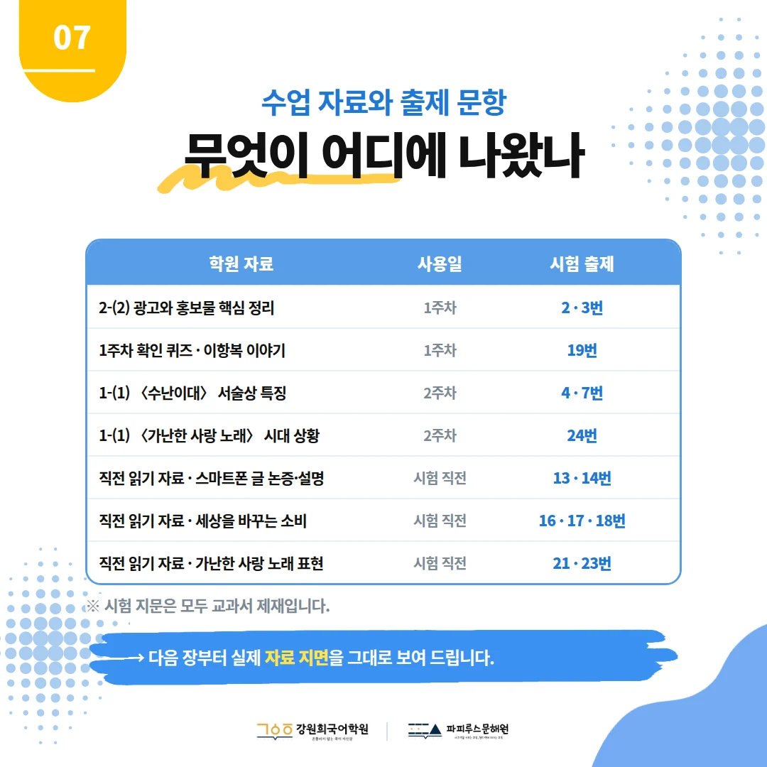 [솔빛중 2학년] 2026학년 2학기 1차 지필평가 국어 출제 경향분석