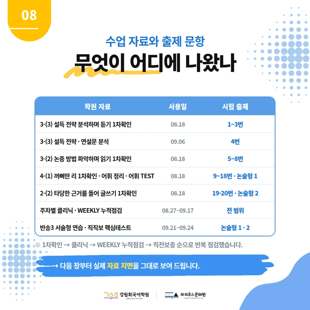 [반송중 3학년] 2026학년 2학기 1차 지필평가 국어 출제 경향분석