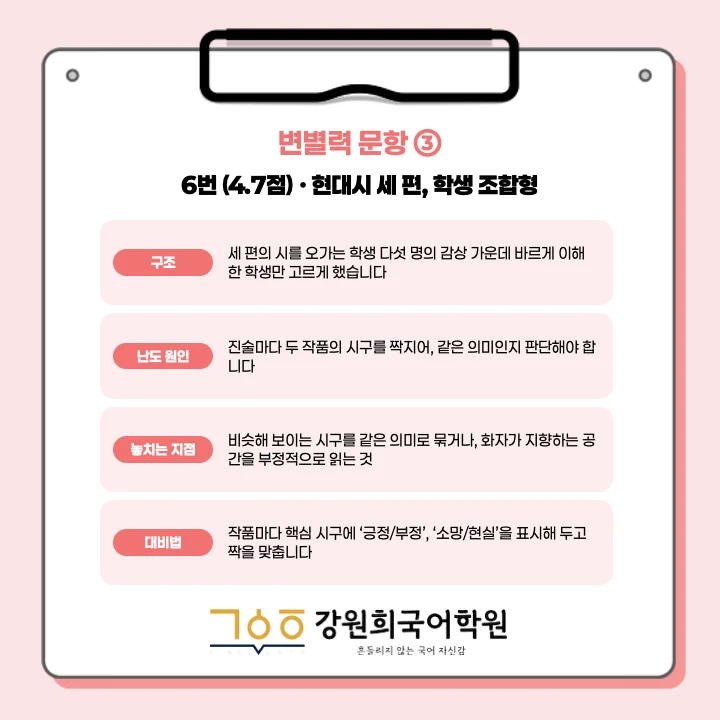 [동탄정현고 1학년] 2026년 2학기 1차 지필 평가 국어 출제 경향분석